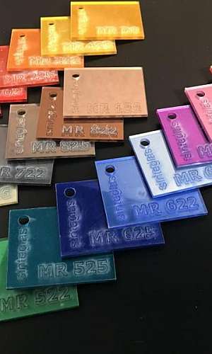 Chapa de acrílico espelhada Chapa de acrílico espelhada